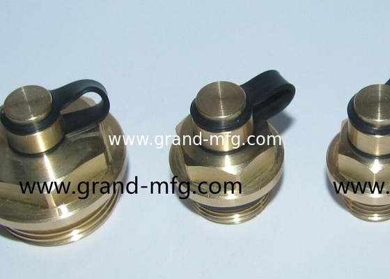 NPT thread 1/2&quot; 1 1/2&quot; 1 1/4&quot; natural brass breather vent plugs,air released plugs,professional manufacturer in China