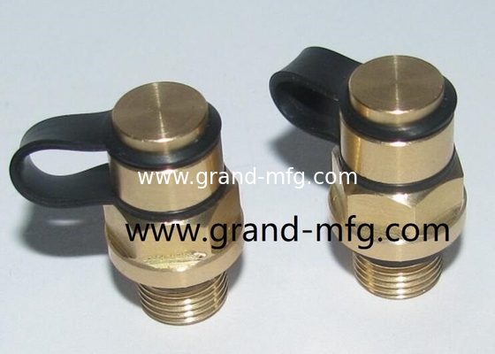 NPT thread 1/2&quot; 1 1/2&quot; 1 1/4&quot; natural brass breather vent plugs,air released plugs,professional manufacturer in China