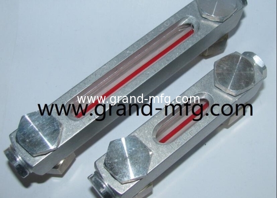 BSP thread G1/4 G1/2 INCH brass oil level gauge indicators with level marks for container Gearboxes tubular level gauge GM-BG12 GM-BN14 GM-BN12