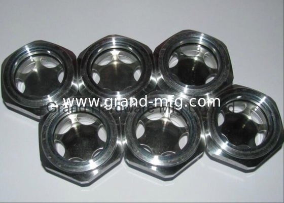 BSP G1 1/4 inch Gearbox Air compressors Milled Hex Aluminum oil level sight glass gauge plug male thread G1/2 G3/4 G1 INCH