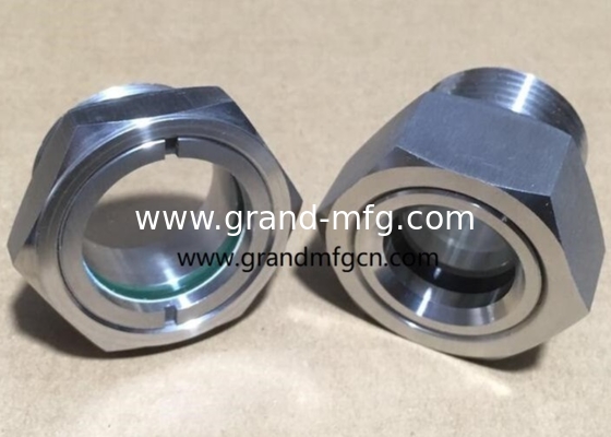 high pressure M33 M42X1.5 M60X2 stainless steel 304 reactor mixer equipment  sight glass OEM and ODM service
