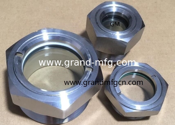 high pressure M33 M42X1.5 M60X2 stainless steel 304 reactor mixer equipment  sight glass OEM and ODM service