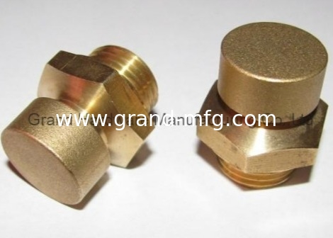 male Metric thread air vent breathers M16*1.5 M18X1.5 M10X1 sandblasting brass breather vents for hydraulic reservoir