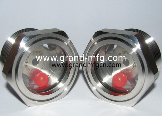 FIRE PUMPS PIPE FITTING WATER FLOW ss304 SIGHT GLASS NPT thread liquid sight glass fluid flow sights with floating ball