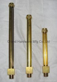 BSP G thread 1/4&quot; Male Thread natural Brass Tube Oil level indicator for pump with quartz glass tube