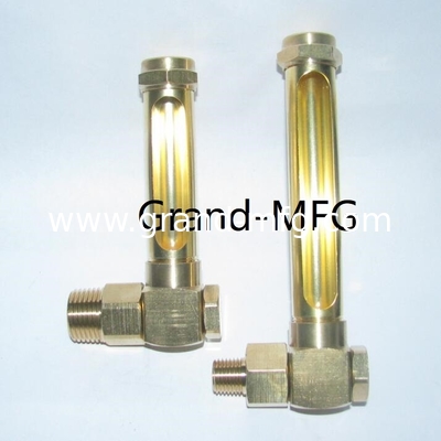 BSP3/8 INCH Brass oil level gauge indicator with level marks for Thin-wall container oil level gauge view port gauges