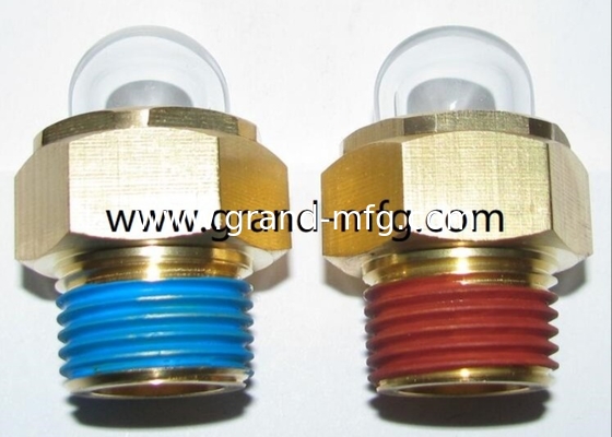 G3/4&quot; male bsp thread GM-HDG34 brass dome oil sight glass fluid dome view port sight window oil level indicators