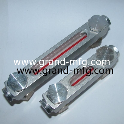 M10X1 M10X1.5 Male Thread Hydraulic oil level indicator with level marks custom available Metric thread oil level gauge