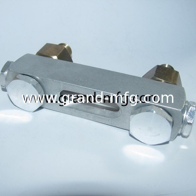 NPT 1/2 INCH L type Brass oil level gauge indicator with level marks for Thin-wall container oil sight glass plugs