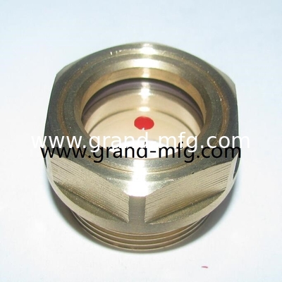 Metric thread M16x1.5 M22X1.5 M27X1.5 M20x1.5 M18 Roots blower dome oil level glass sight with super clear dome glass