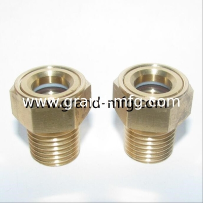 M16X1.5 M20X1.5 M22X1.5 Dome-shaped oil level gauge observe sight glass with clear sight window custom available