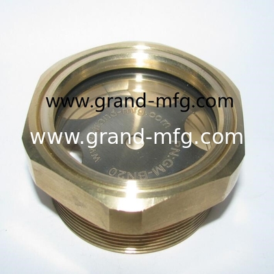 MNPT Thread 1/4&quot; 1/2&quot; 3/4&quot; 1&quot; 2&quot; Planetary Reducer Gearbox Oil Sight Glass with tempered glass 2Mpa pressure OEM ODM