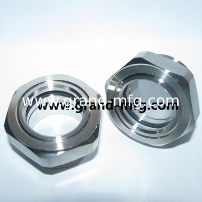Stainless steel 304 oil sight glass with borosilicate glass for oil level check