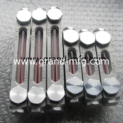NPT thread 1/4 inch observation brass oil level sight gauge indicators oil level check gauges for oil container