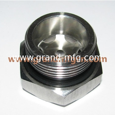 NPT 1/4 INCH food grade SS316 fluid level sight glass with big viewing window SUS304 sight glass oil gauge 1&quot; 2&quot; 3&quot;