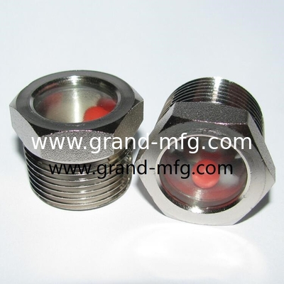 NPT 1 1/2&quot; BITZER refrigeration fused steel sight glass with reflector fused sight window sight glass manufacturer China