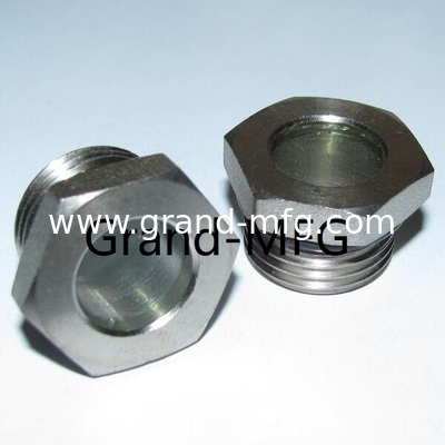 NPT 1 1/2&quot; BITZER refrigeration fused steel sight glass with reflector fused sight window sight glass manufacturer China