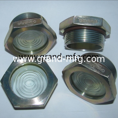 Metric thread M30X1.5 M36X1.5 M42X1.5 M60X2 steel fused sight windows,oil level sight indicators