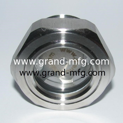 3/4 inch Stainless Steel NPT/BSPTthread Oil Level Sight Glass For Vacuum Purge Bho Extraction Chemical Reactor