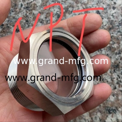 WATER TANK  SIGHT GLAS WATER FLOW SIGHT GLASS  M22X1.5 threaded oil sight glass fluid flow sight gauge without reflector