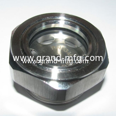 Pressure 1500PSI liquid level sight flow viewport gauge 2&quot; NPT thread oil sight glass fluid flow sight window level gauges Stainless Steel Liquid Sight Glass