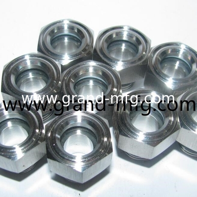 MNPT2 inch BSP 2 inch stainless steel furnace peep hole quartz glass gear reducer liquid sight glass reducers oil viewport gauge