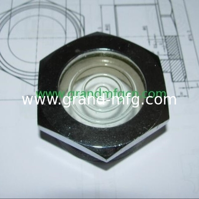 NPT 1&quot; refrigeration equipment fused steel sight glass with red ball fused sight window sight glass manufacturer China
