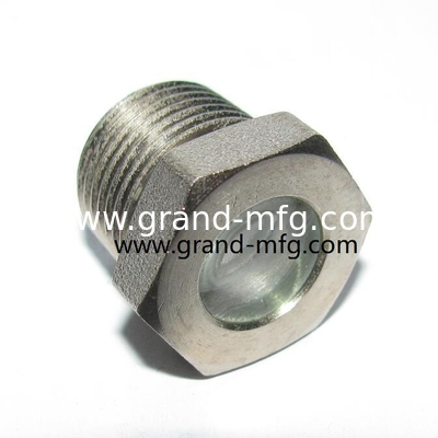 BSP thread G3/8&quot; SS304 sight glass oil sight window for Lab Instant Coffee Chemical Egg Washing Powder Milk Vacuum