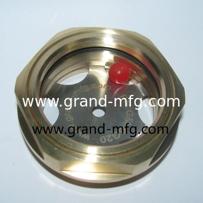 High pressure 1500PSI liquid flow sight glass window 1&quot;2&quot;3&quot; NPT oil sight glass gearbox sight window level gauges