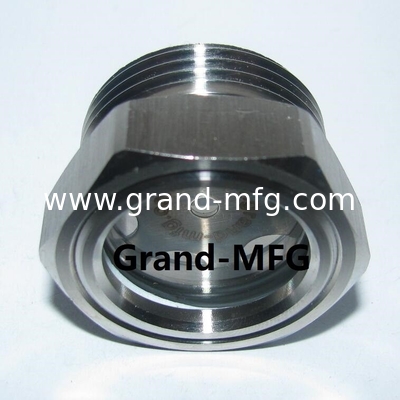 G3/4&quot; Automotive Industries lab Equipmen stainless steel 304 oil sight glass window with transparent glass