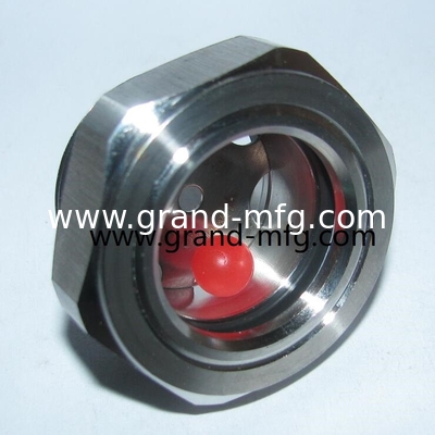 M27X1.5 Automotive Industries lab Equipmen stainless steel 304 oil sight glass window with transparent glass