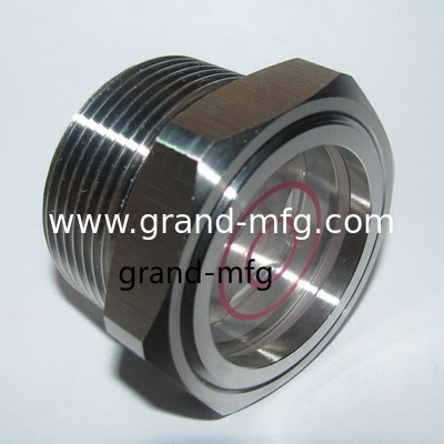 NPT,BSP,G thread,Metric thread1/2&quot;,3/4&quot;, 1&quot;, 2&quot;Stainless Steel 304 Oil level indicator sight glasses Stainless Steel liquid Sight Glass with Borosilicate Glass