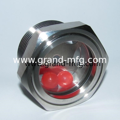 male NPT 1&quot; Stainless Steel 304 bulls eye oil sight glass with tempered glass high pressure gearbox oil level sight glass supplier &amp; manufacturer
