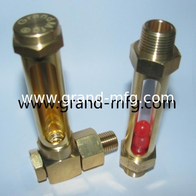 BSP thread 1/2&quot; 1/4”3/4” observation brass oil level sight gauge indicator oil level check gauges for oil container
