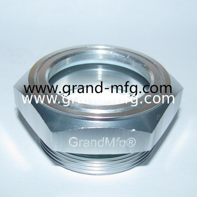 M52X1.5 Aluminum blower lubrication system Oil levels Hex screw-in Oil level sight glass oil level gauge indicatiors