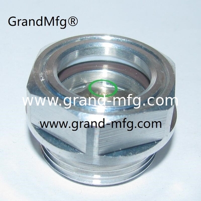 Speed reducers aluminum site glass gearbox hex screw-in oil level sight glass compressors oil level gauge indicatiors