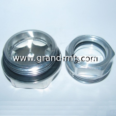 BSP thread G1/2&quot; 3/4&quot; Reducer Blower Aluminum Oil level Indicator Sight Glass Custom Available