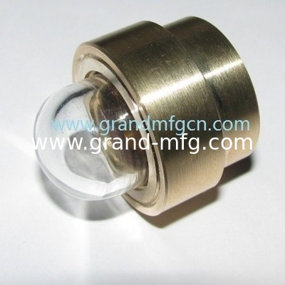 NPT 1/2 INCH clear domed sight glass hex screw-in oil level sight glass oil level gauge indicatiors with thread lock