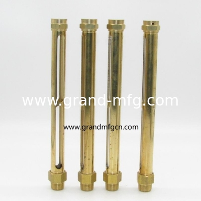 BSP thread G1/2 inch observation brass oil level sight gauges &amp; indicators oil level check gauges for oil container