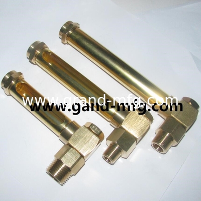Sight gauge bsp brass oil level gauge NPT gear reducers oil level indicator 1/2 1/4 1/8 3/4 inch