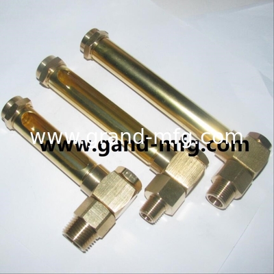 BSP thread G1/2 inch observation brass oil level sight gauges &amp; indicators oil level check gauges for oil container