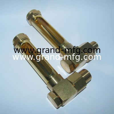 BSP thread 3/8 inch observation brass oil level gauge sight glass indicators oil level check gauges for oil container