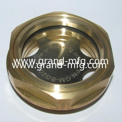 Metric thread M16x1.5 M22x1.5 M42x1.5 brass liquid level gauges with tempered glass suplied gearbox oil level sight plug