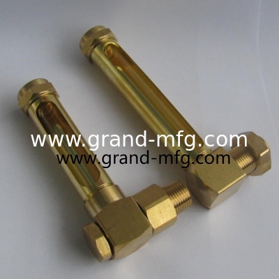 NPT thread 1/2 inch 1/4 inch 3/4 inch observation brass oil level sight gauge indicator oil level check gauges for oil container