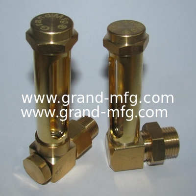 NPT thread 1/2 inch 1/4 inch 3/4 inch observation brass oil level sight gauge indicator oil level check gauges for oil container