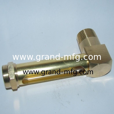 Sight gauge bsp brass oil level gauge NPT gear reducers oil level indicator 1/2 1/4 1/8 3/4 inch