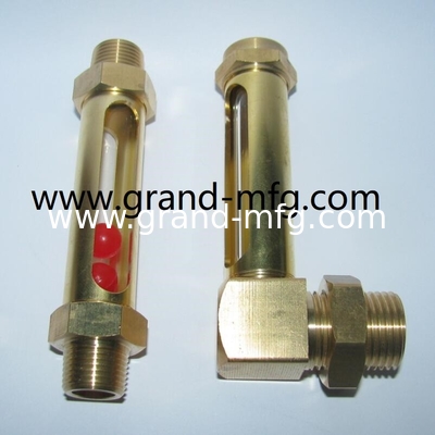 Brass Oil Level Gauges in male NPT,BSP,G thread1/8&quot;,1/4&quot;,3/8&quot;,1/2&quot;3/4&quot;,1&quot;,with quartz glass tubeHydraulic Oil Level Gauge for Easy Installation