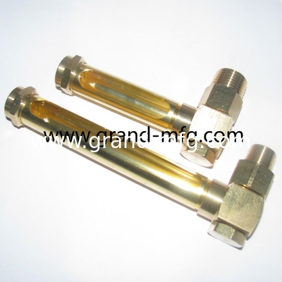 NPT,BSP,G thread,Metric thread1/2&quot;,3/4&quot;, 1&quot;, 11/4&quot;,11/2&quot;,2&quot; Fuel Tank Gauges Hydraulic Oil Level Gauge for Industrial Brass Tube Oil Level Gauge