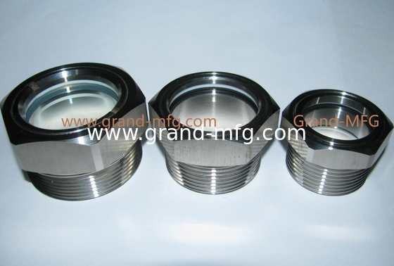 NPT BSP G thread 1/2 3/4 1 2 inch Stainless Steel Oil level indicator sight glass,speed reducers oil sight gauge