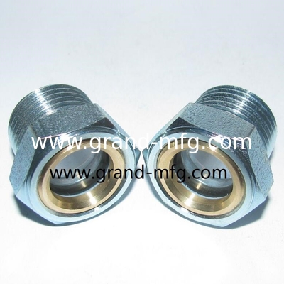 NPT BSP(G thread) 1/2 3/8 1/4 11/4 inch steel oil level sights liquid oil level sight glass gauge supplied